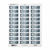 Zakelijk retouradreslabel etiket (Full Sheet)