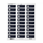 Zakelijk retouradreslabel etiket (Full Sheet)