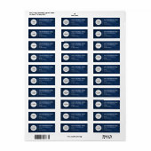 Zakelijk retouradreslabel etiket (Full Sheet)