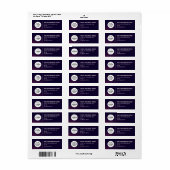 Zakelijk retouradreslabel etiket (Full Sheet)