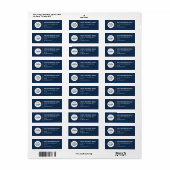 Zakelijk retouradreslabel etiket (Full Sheet)