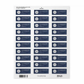 Zakelijk retouradreslabel etiket (Full Sheet)