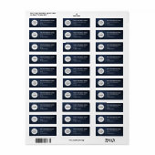 Zakelijk retouradreslabel etiket (Full Sheet)