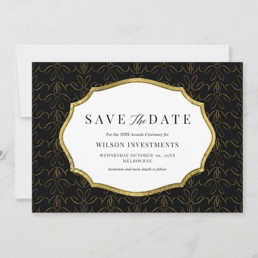 Zakelijk Save the Date Kaart (Voorkant)