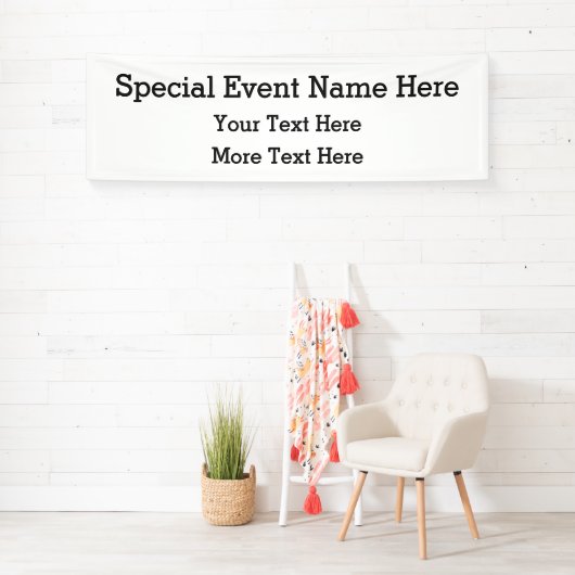 Zakelijk speciaal evenement spandoek (Insitu)