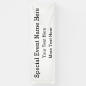 Zakelijk speciaal evenement spandoek (Verticaal)