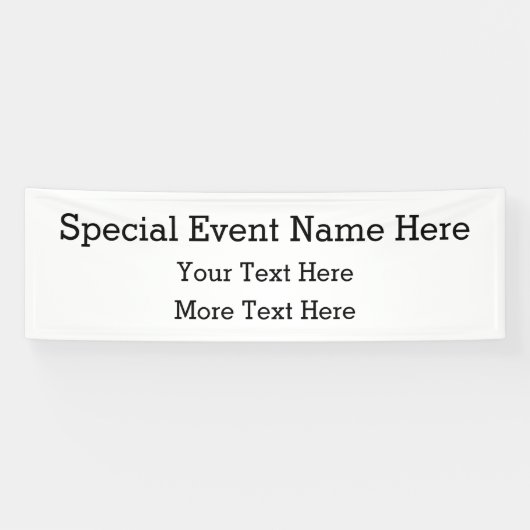 Zakelijk speciaal evenement spandoek (Horizontaal)