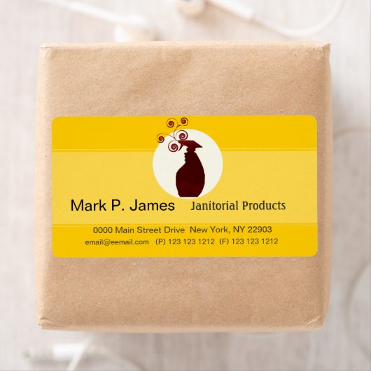 Zakelijk spuitflesontwerp etiket (Insitu)