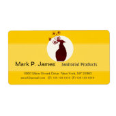 Zakelijk spuitflesontwerp etiket (Voorkant)