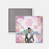 Zakelijk succes en empowerment van vrouwen magneet (Voorkant / Achterkant)