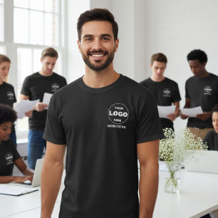 Zakelijk T-Shirt met Eigen Logo Eenvoudige Gebra