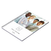 Zakelijk teamfoto logo  notitieboek (Linkerzijde)