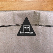 Zakelijk telefoonnummer op Black Triangle Sticker