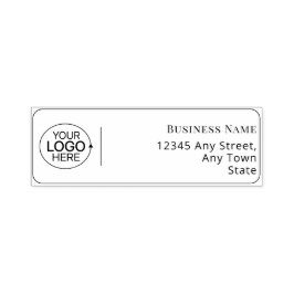 Zakelijk Uw Logo Clean Modern Retouradres toevoege Zelfinktende Stempel