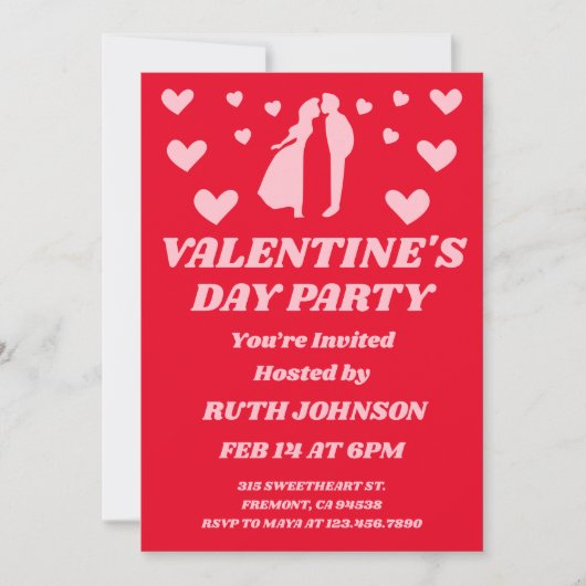 Zakelijk Valentijnsfeest Kaart (Voorkant)