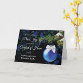 Zakelijk van makelaar Aangepaste naam Kerstmis Bla Kaart (Gele Bloem)
