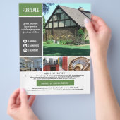 Zakelijk vastgoed flyer (Hand)