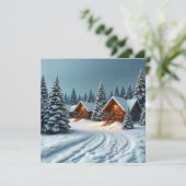 Zakelijk Verse Klantwaardering Vakantie Kaart (Staand voorkant)