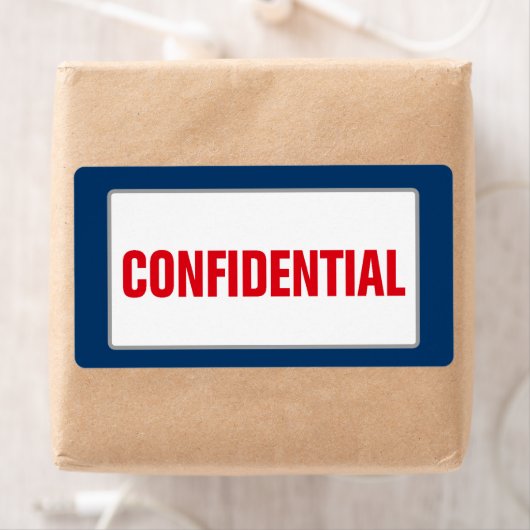 Zakelijk VERTROUWELIJK Label (Large) (Insitu)