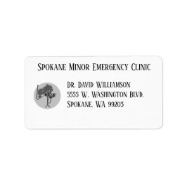 Zakelijk verzendlabel logo toevoegen etiket