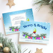 Zakelijk Vrolijk en Helder Vrolijk Feestdagenkaart