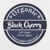 Zakelijk waterdicht schoonheidsproduct labels (Design 2)