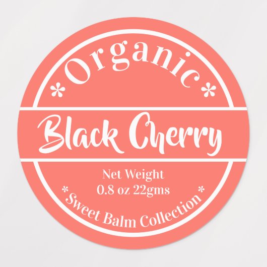 Zakelijk waterdicht schoonheidsproduct labels (Design 1)