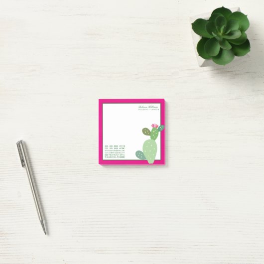 Zakelijk | Waterverf Cactus Post-it® Notes (Kantoor)
