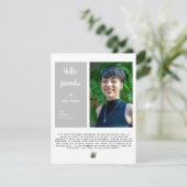 Zakelijk Welkom E-maillijst Promotioneel Aankondiging (Staand voorkant)