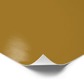 Zakelijk Welkomstscript WIFI QR Code Goud Perfect Poster (Hoek)