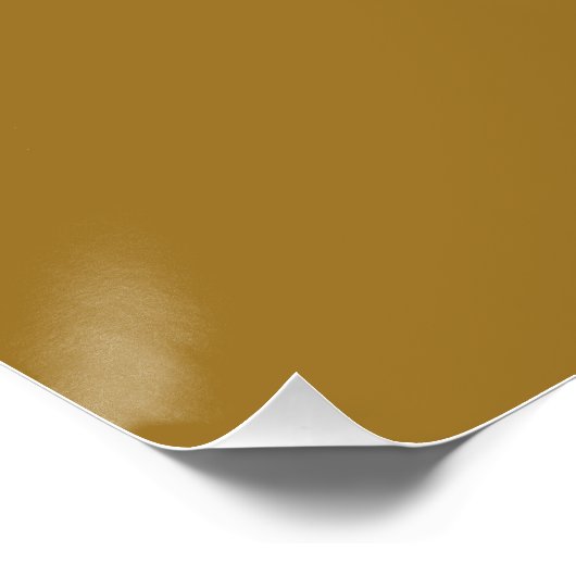 Zakelijk Welkomstscript WIFI QR Code Goud  Perfect Poster (Hoek)