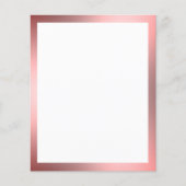 Zakelijk Wit met Roze Rand Blank Flyer (Voorkant)