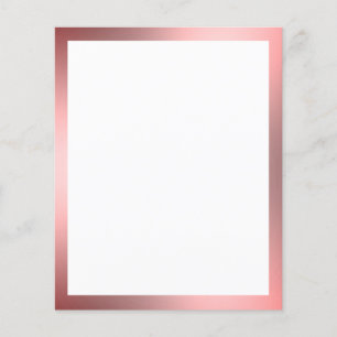 Zakelijk Wit met Roze Rand Blank Flyer