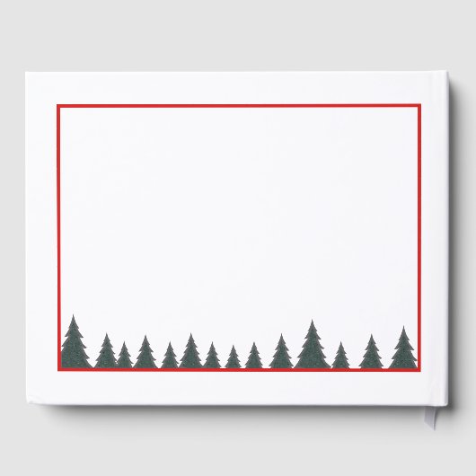 Zakelijk Zakelijk Leuk Kerstfeest Custom Gastenboek (Achterkant)