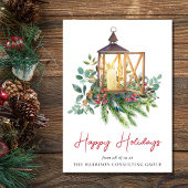 Zakelijk Zakelijk Logo QR Code Kerst Feestdagen Kaart