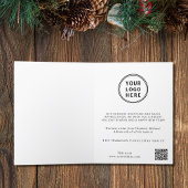 Zakelijk Zakelijk Logo QR Code Kerst Feestdagen Kaart