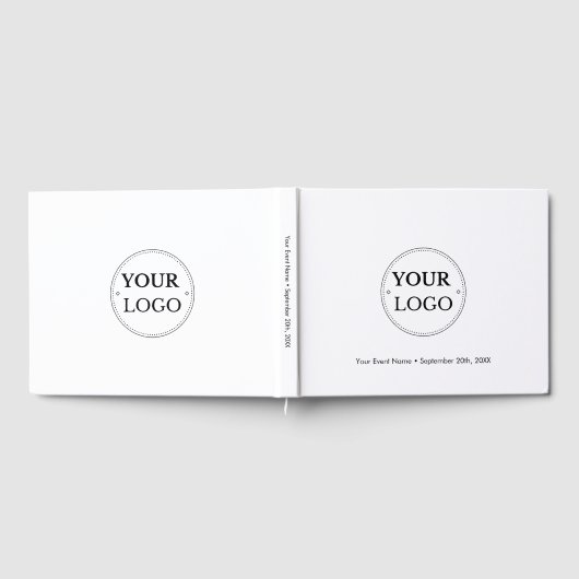 Zakelijke aangepaste Logo Gastenboek (Volledig)
