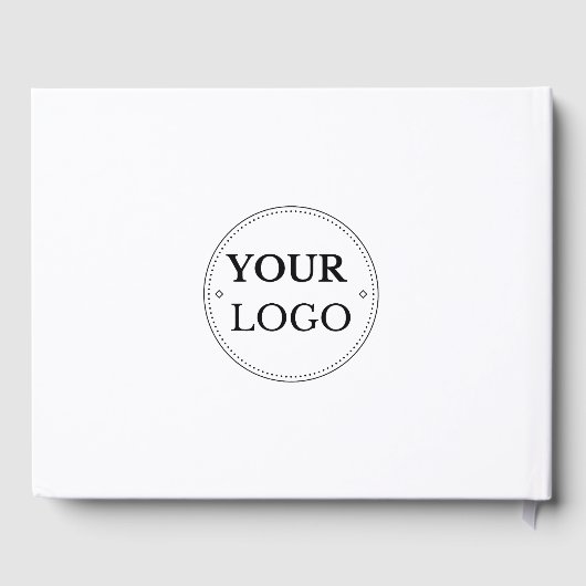 Zakelijke aangepaste Logo Gastenboek (Achterkant)