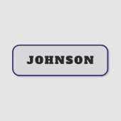 Zakelijke aangepaste  naampatch naamplaatje (Voorkant)