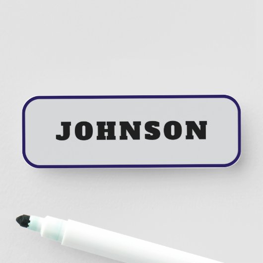 Zakelijke aangepaste  naampatch naamplaatje (In situ)