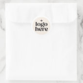 Zakelijke aangepaste ronde Logo Sticker (Tas)