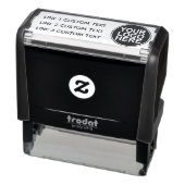 Zakelijke aangepaste tekst met Logo Zelfinktende Stempel (Product)