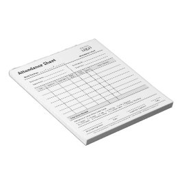 Zakelijke aanwezigheid Professionele Logo scheuren Notitieblok