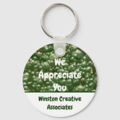 Zakelijke Abstracte klantwaardering Sleutelhanger (Voorkant)