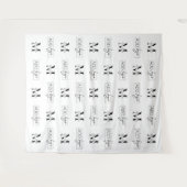 Zakelijke achtergrond Stap & Herhaal Twee Logo Ban Wandkleed (Voorkant (horizontaal))