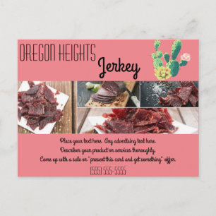 Zakelijke Adverteren Kaart Bohemian Cactus Succule