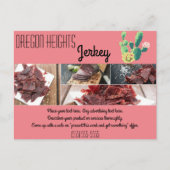 Zakelijke Adverteren Kaart Bohemian Cactus Succule (Voorkant)