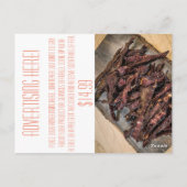 Zakelijke Adverteren Kaart Cotton Branch op Dark W (Achterkant)