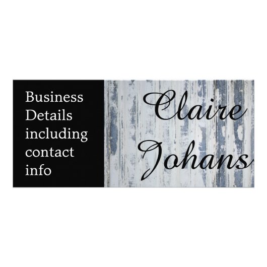 Zakelijke Adverteren Kaart - gegolfd (Achterkant)