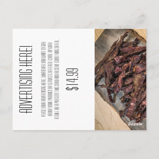 Zakelijke Adverteren Kaart Sunny Morning Boerderij (Achterkant)